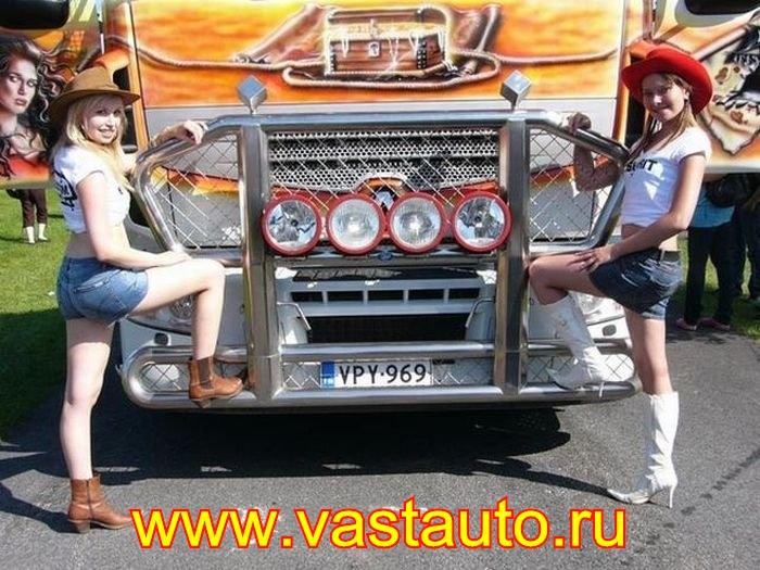 Аэрография на грузовике