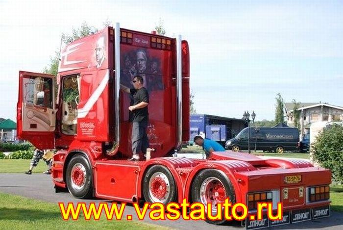 Аэрография на грузовике
