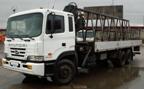 Бортовой автомобиль с кму на шасси HYUNDAI HD 250